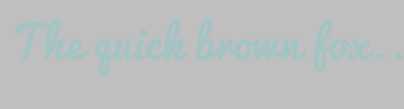 Image with Font Color A3C3C4 and Background Color BFBFBF